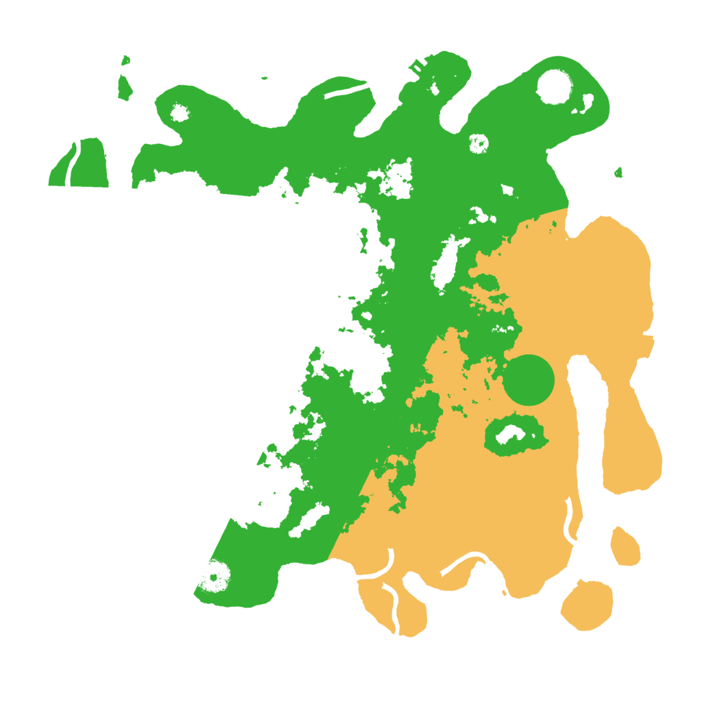 Biome Rust Map: Procedural Map, Size: 3600, Seed: 2031303676