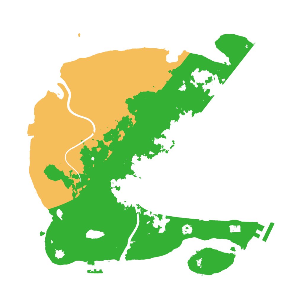 Biome Rust Map: Procedural Map, Size: 3000, Seed: 469653342