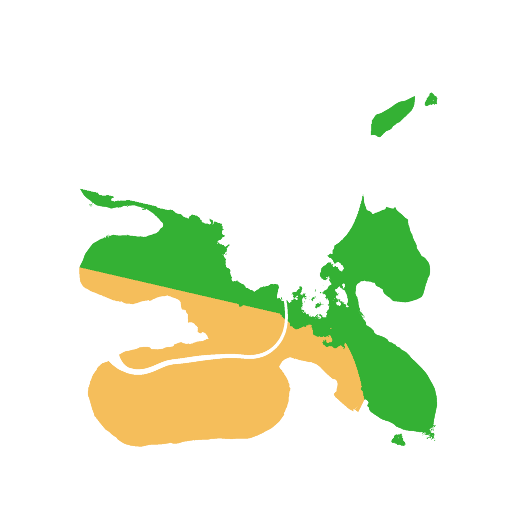 Biome Rust Map: Procedural Map, Size: 2000, Seed: 23917