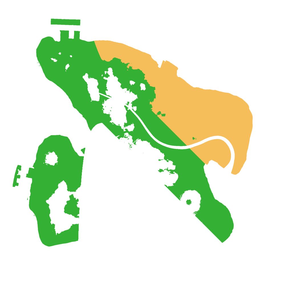 Biome Rust Map: Procedural Map, Size: 2000, Seed: 1607961047