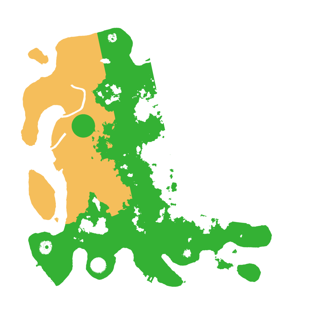 Biome Rust Map: Procedural Map, Size: 3500, Seed: 213641014