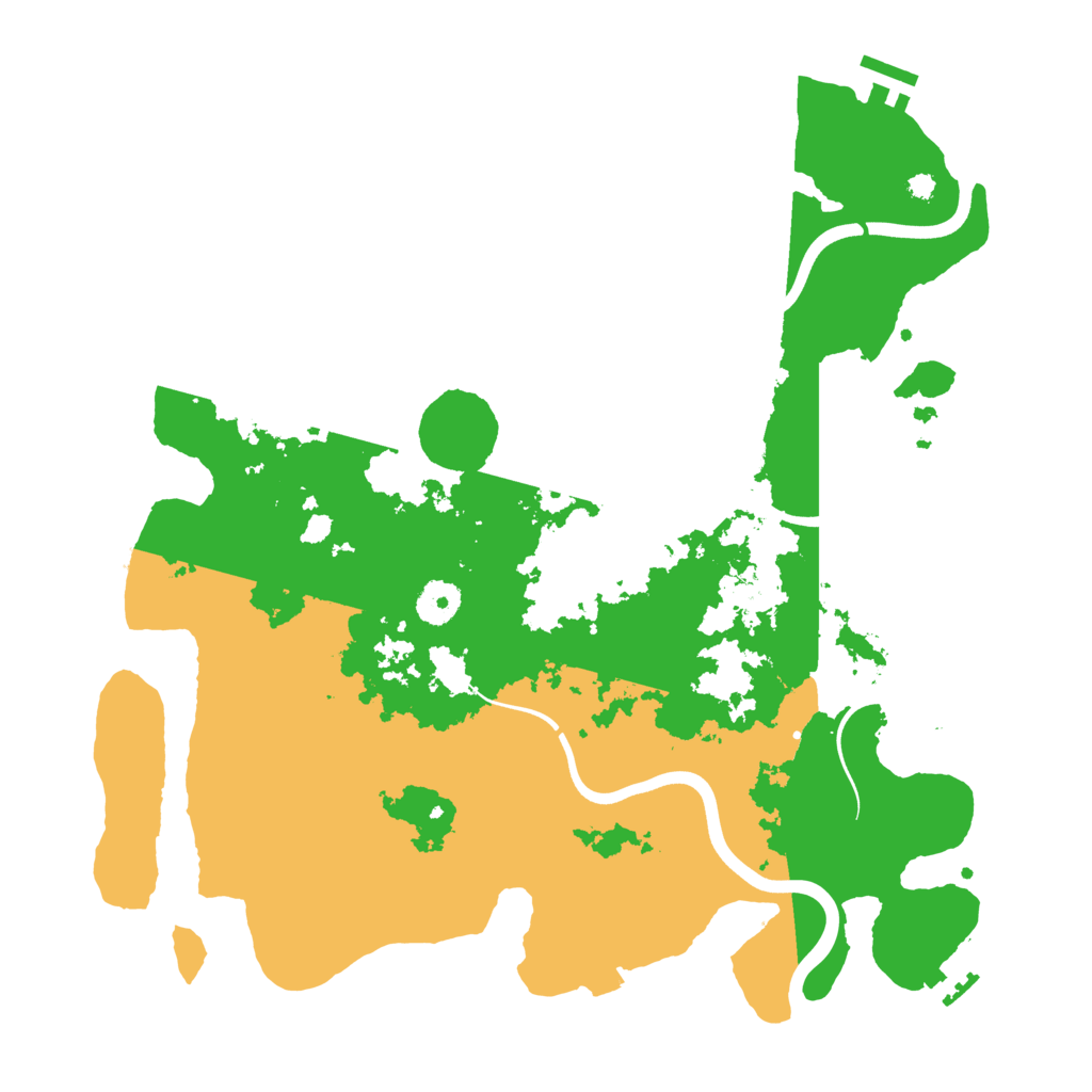Biome Rust Map: Procedural Map, Size: 3750, Seed: 15047