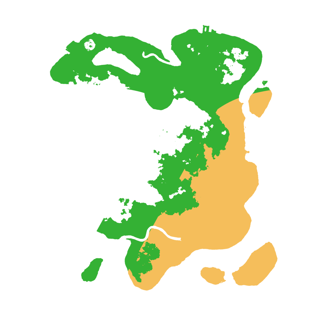 Biome Rust Map: Procedural Map, Size: 3000, Seed: 1179347