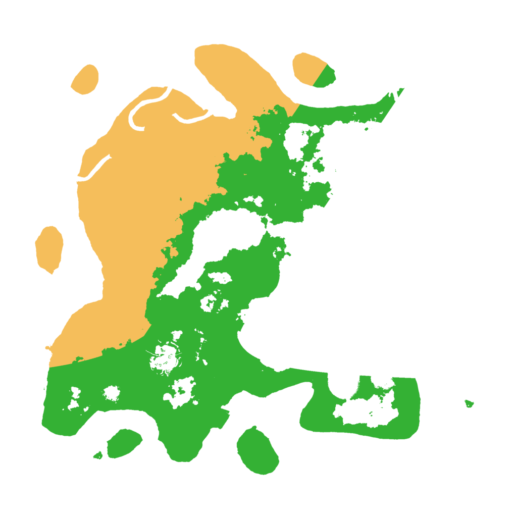 Biome Rust Map: Procedural Map, Size: 3000, Seed: 878063077