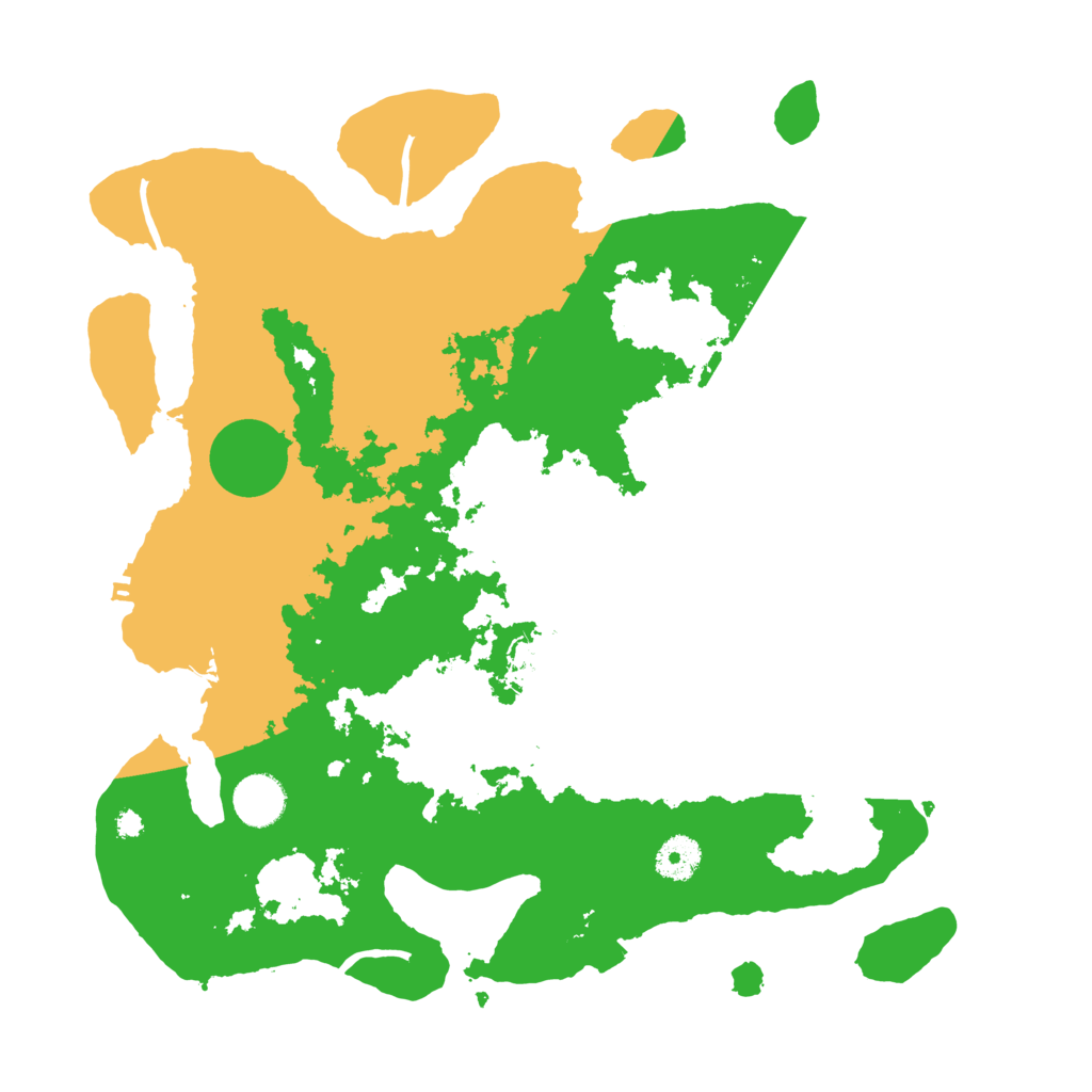 Biome Rust Map: Procedural Map, Size: 3700, Seed: 680536827