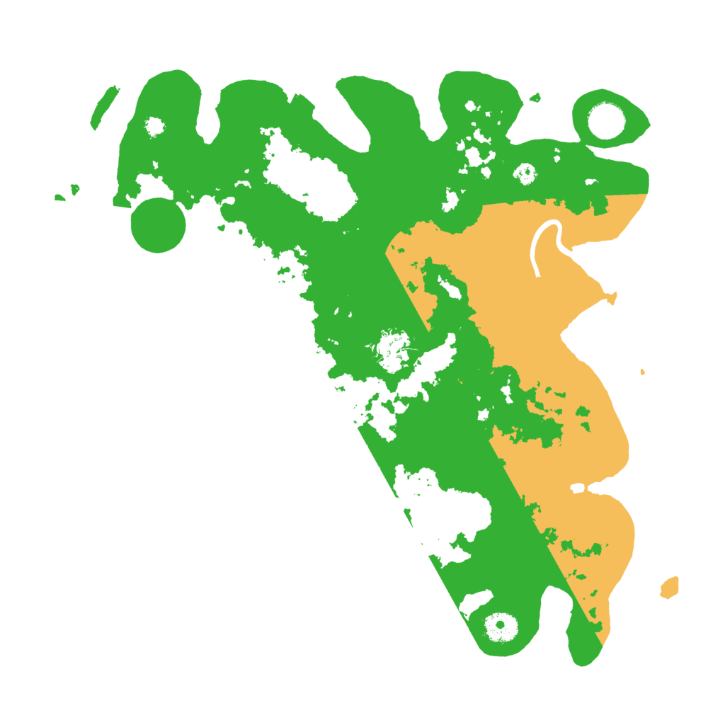Biome Rust Map: Procedural Map, Size: 3500, Seed: 1130986528