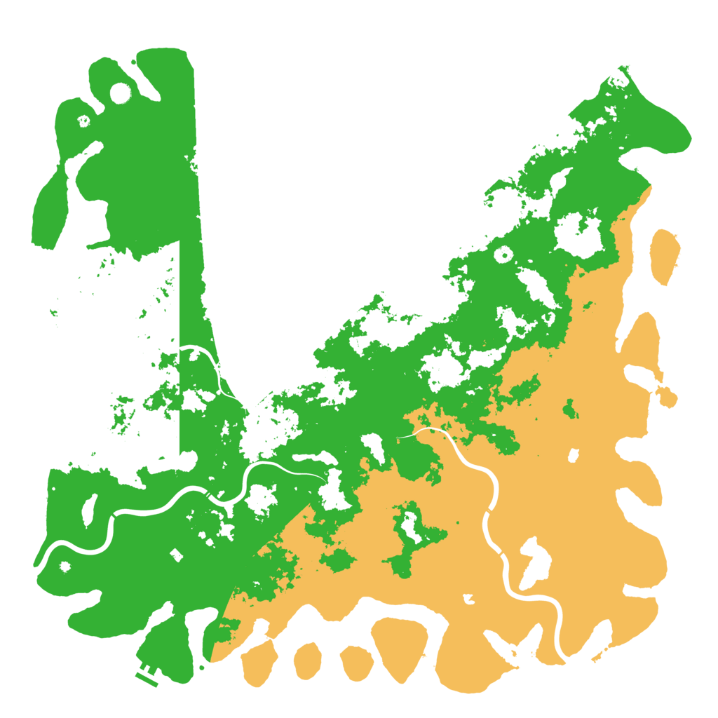 Biome Rust Map: Procedural Map, Size: 6000, Seed: 74111283