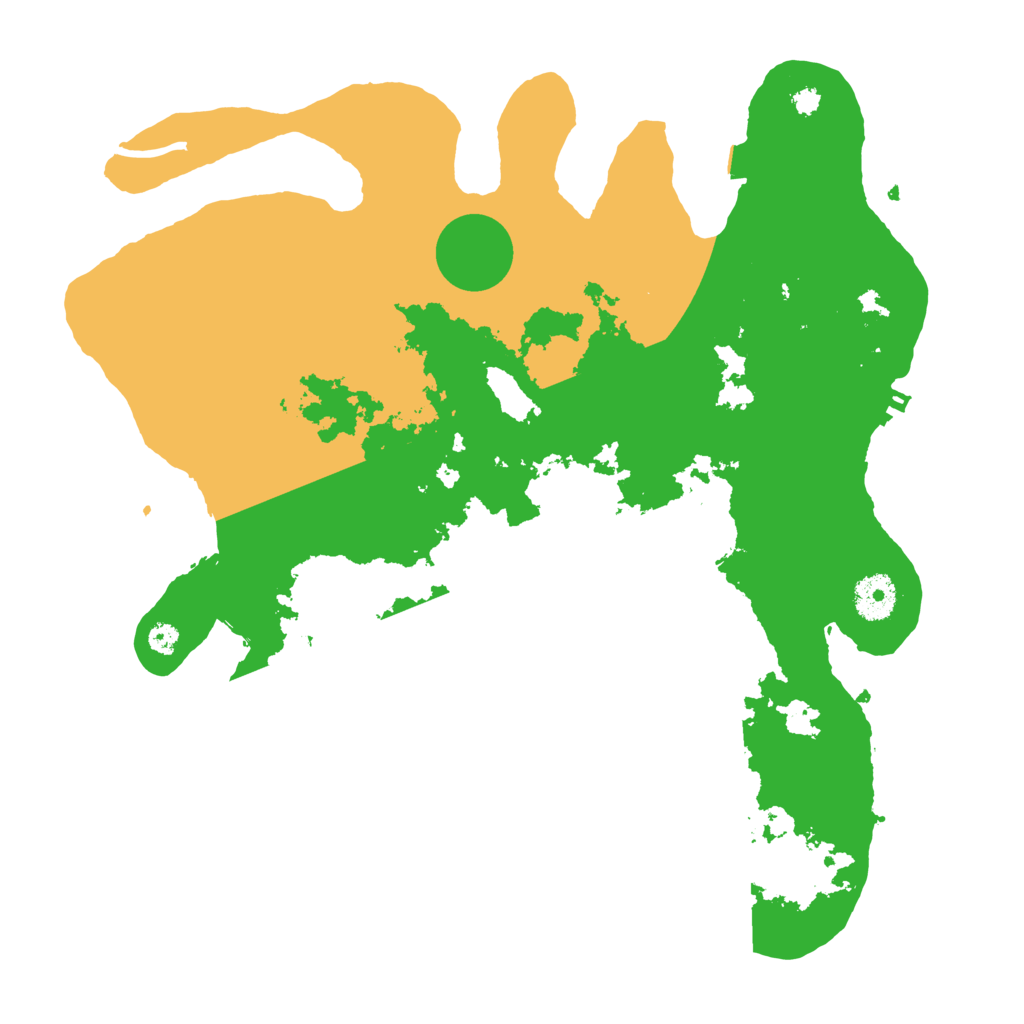 Biome Rust Map: Procedural Map, Size: 3500, Seed: 363812868