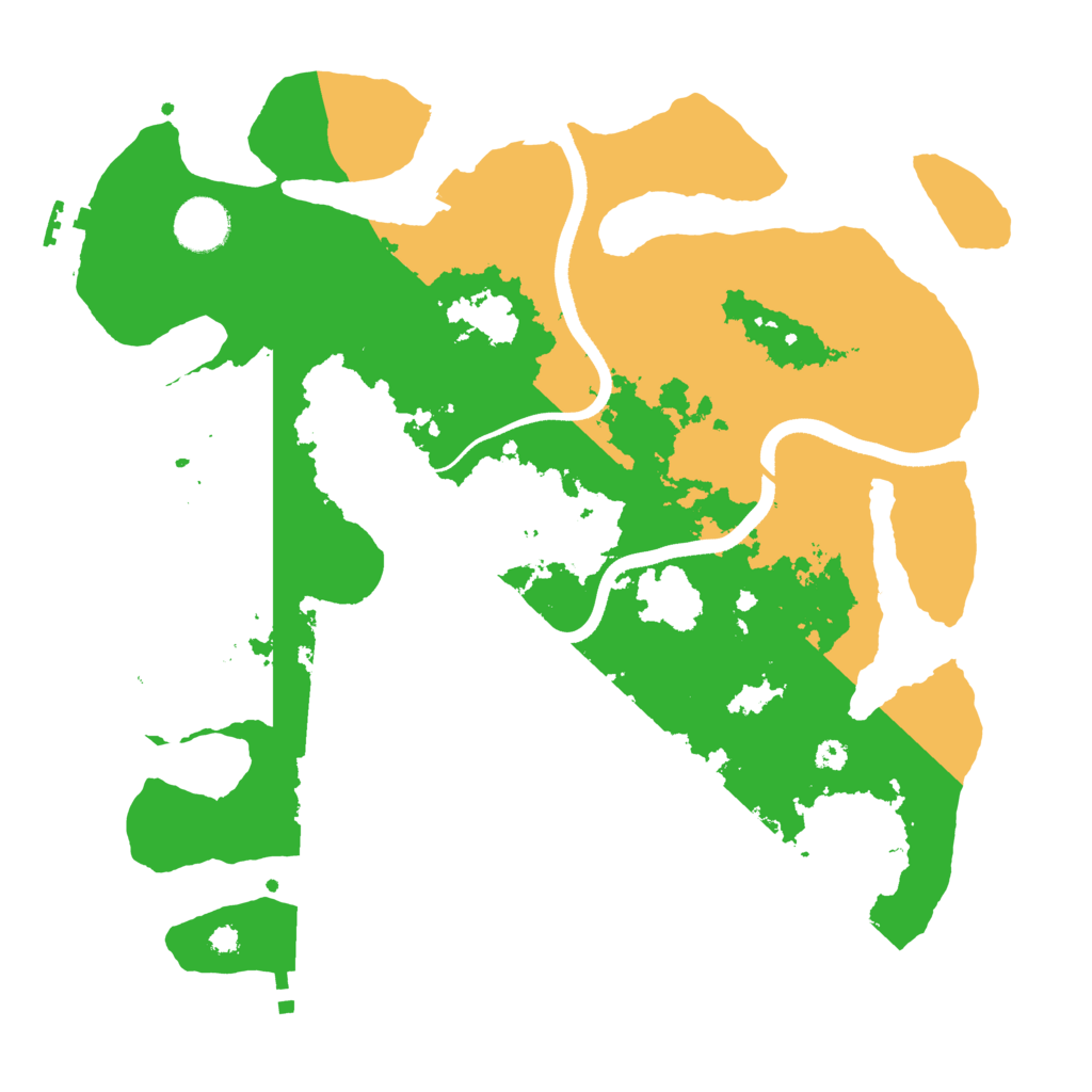 Biome Rust Map: Procedural Map, Size: 3500, Seed: 633616515