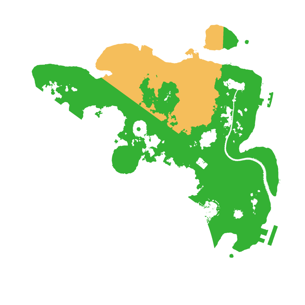 Biome Rust Map: Procedural Map, Size: 3000, Seed: 41287