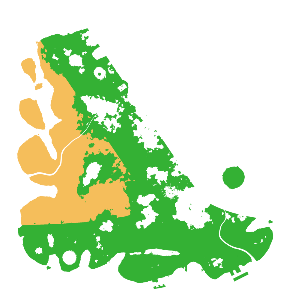 Biome Rust Map: Procedural Map, Size: 3900, Seed: 39262584