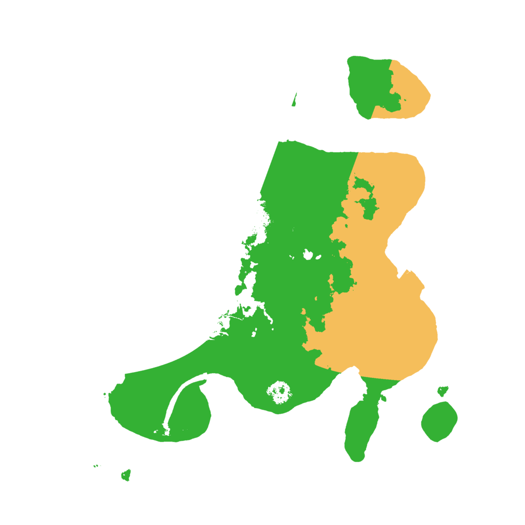 Biome Rust Map: Procedural Map, Size: 2400, Seed: 1312273950