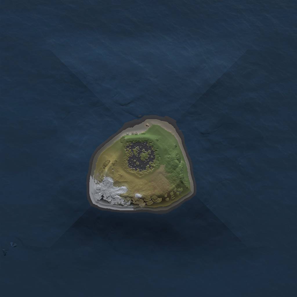 Rust Map: Procedural Map, Size: 1000, Seed: 41287, 3 Monuments