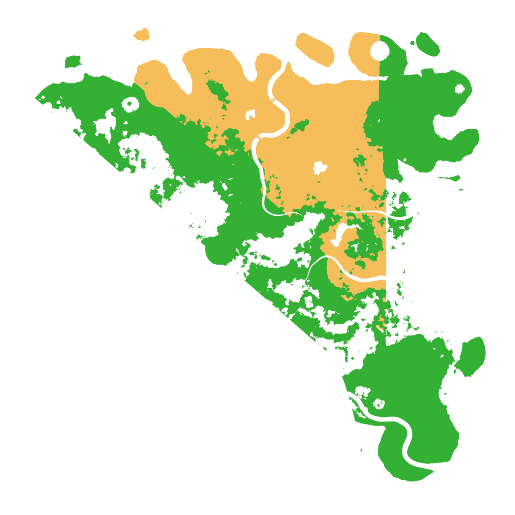 Biome Rust Map: Procedural Map, Size: 4800, Seed: 133428127