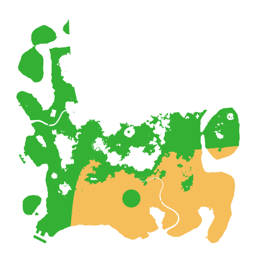 Biome Rust Map: Procedural Map, Size: 3800, Seed: 75751475