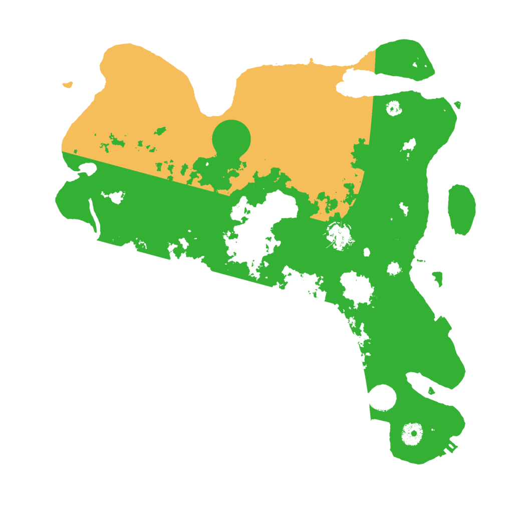 Biome Rust Map: Procedural Map, Size: 3500, Seed: 1827409138