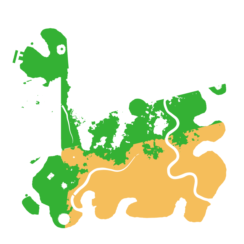 Biome Rust Map: Procedural Map, Size: 3820, Seed: 1