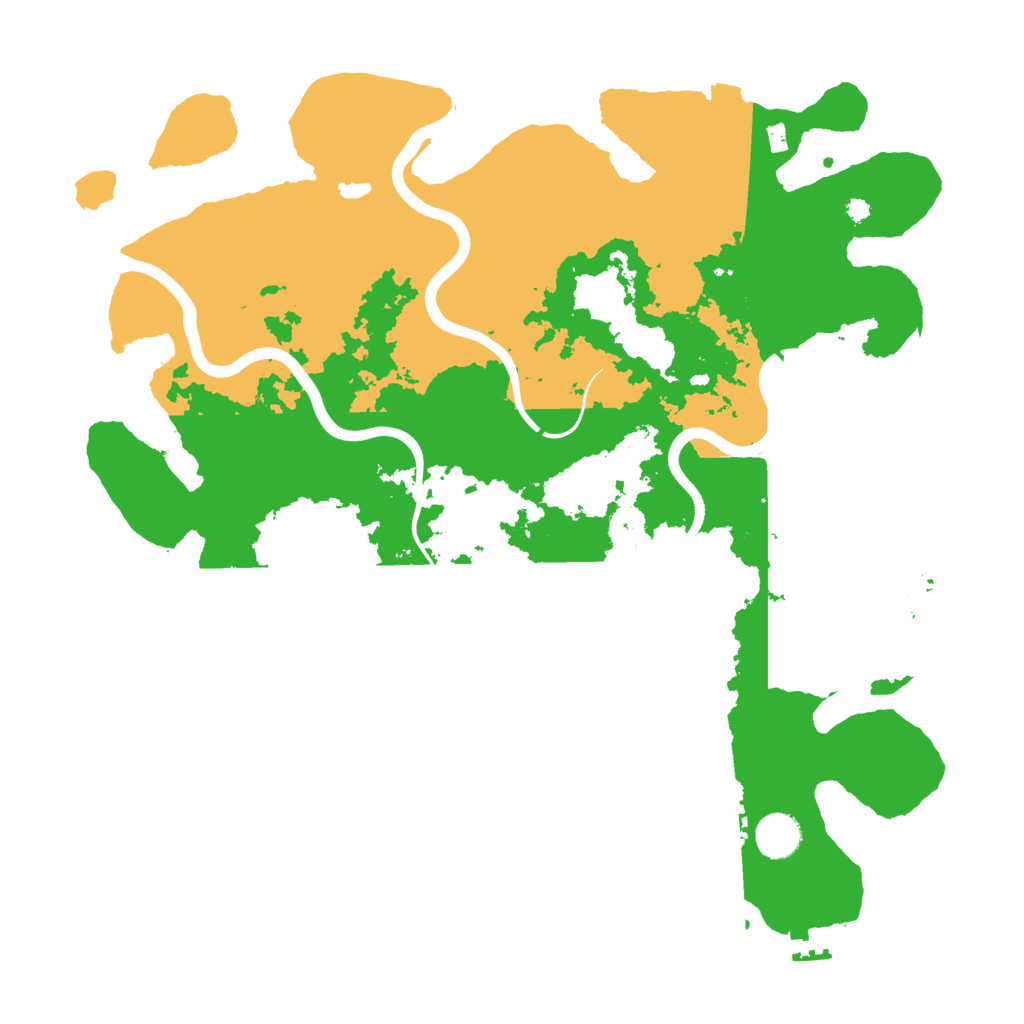 Biome Rust Map: Procedural Map, Size: 3950, Seed: 94858487
