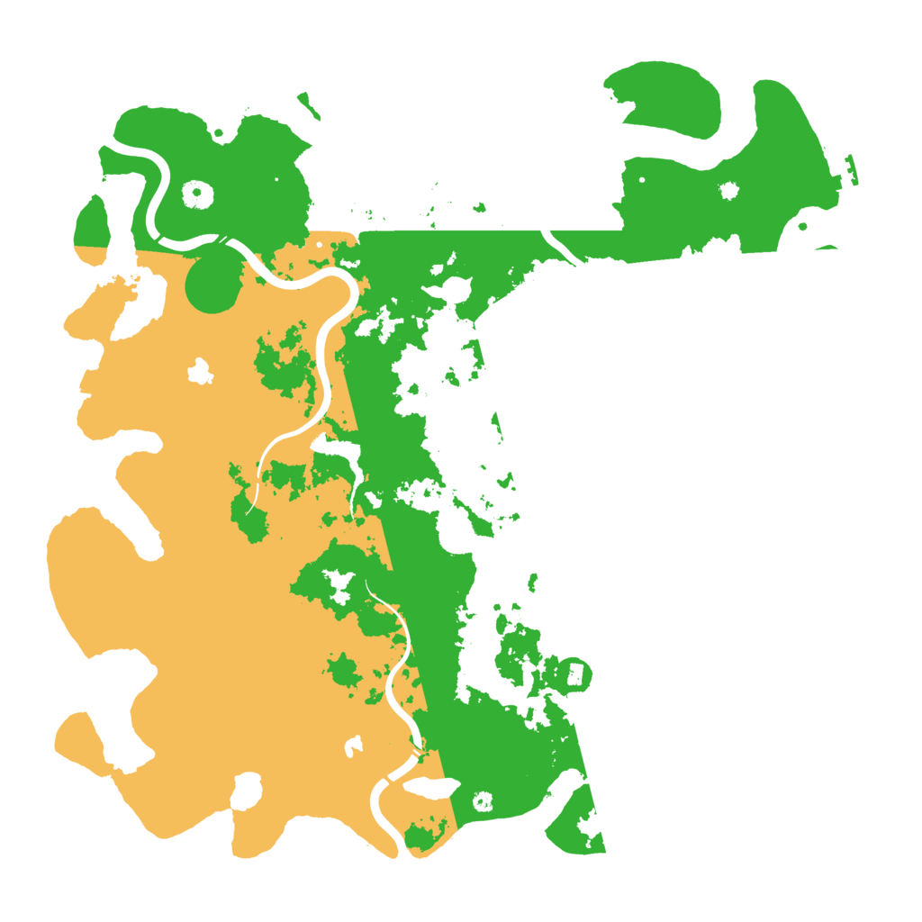 Biome Rust Map: Procedural Map, Size: 4500, Seed: 1337451585