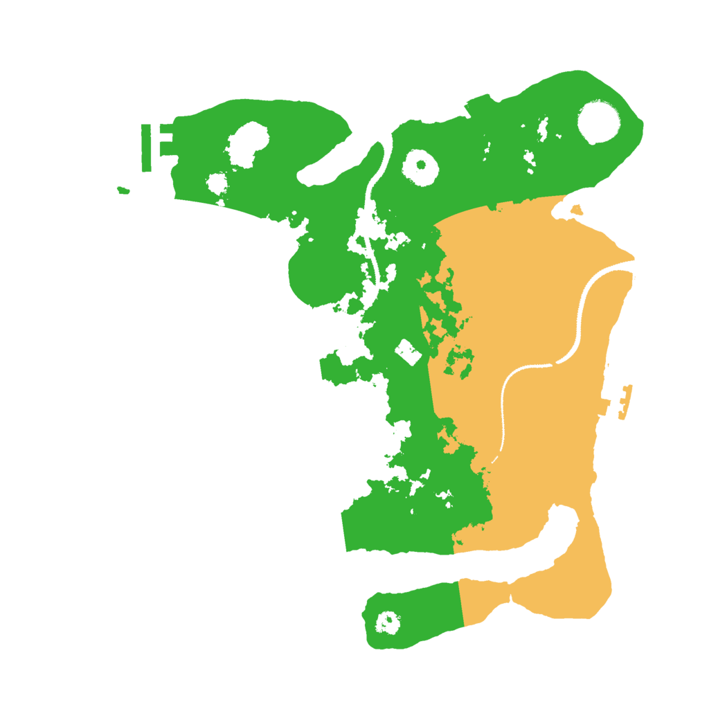 Biome Rust Map: Procedural Map, Size: 3000, Seed: 58515