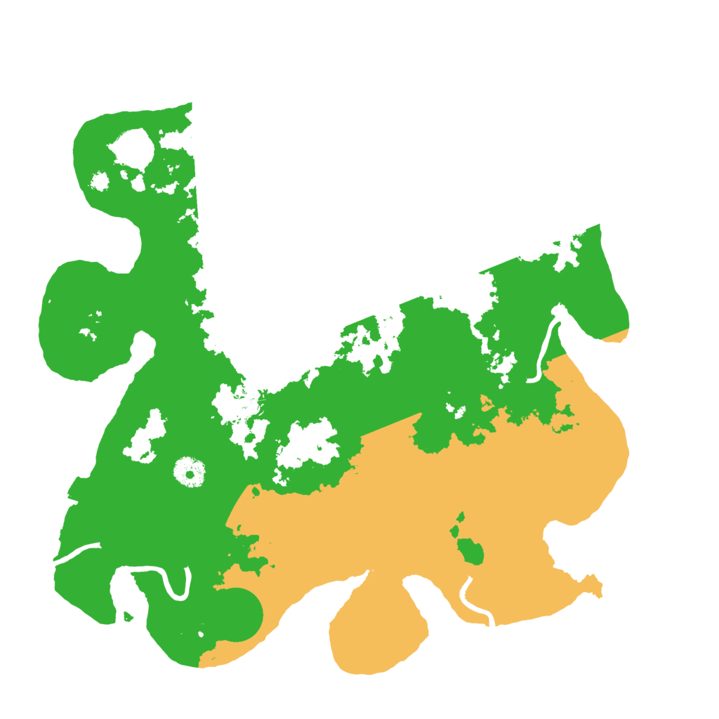 Biome Rust Map: Procedural Map, Size: 3500, Seed: 483702411