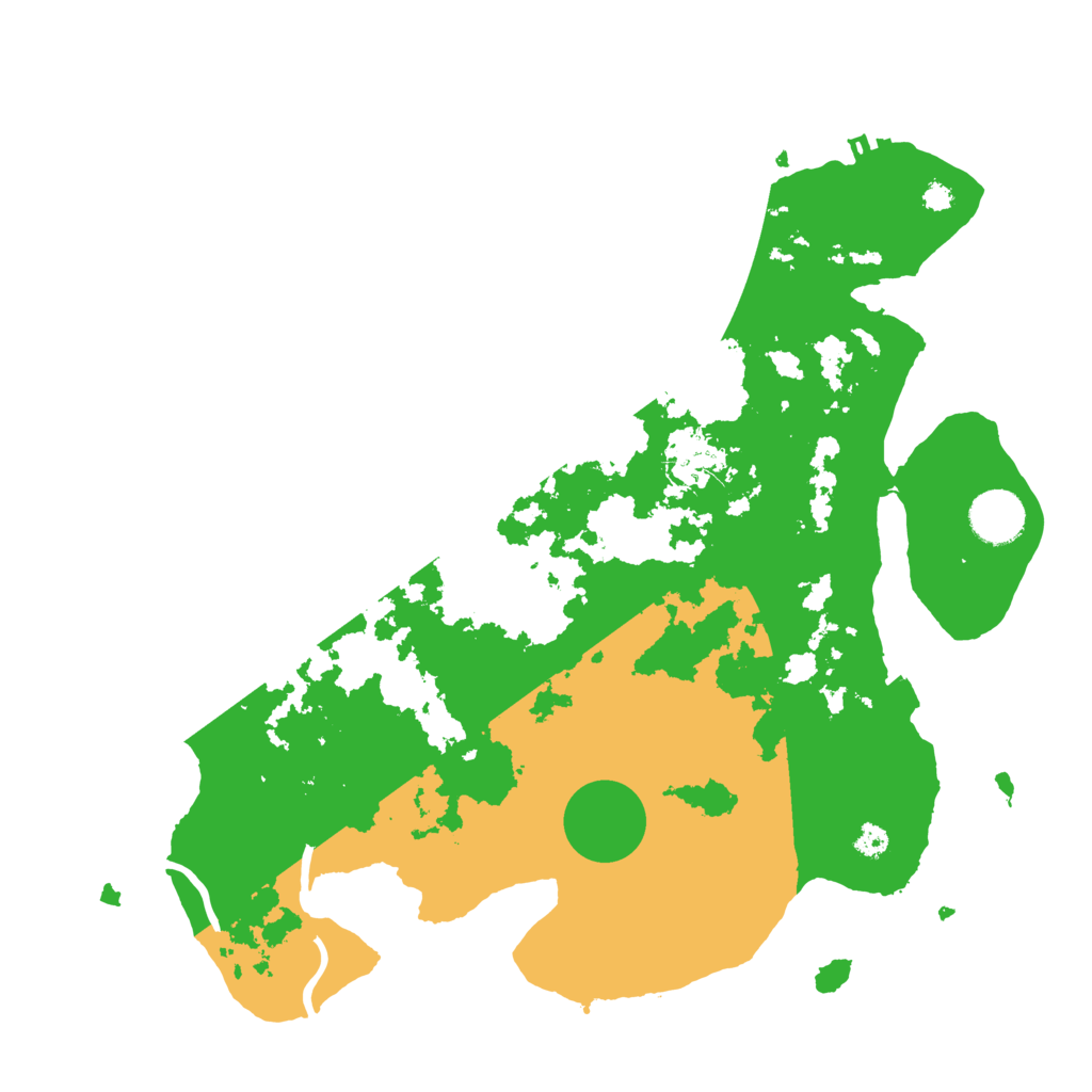Biome Rust Map: Procedural Map, Size: 3500, Seed: 1642051648