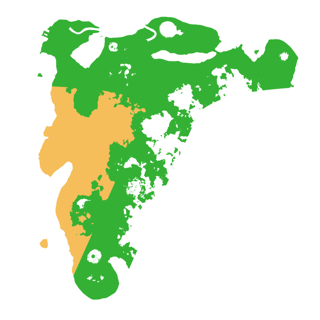 Biome Rust Map: Procedural Map, Size: 3500, Seed: 836897754