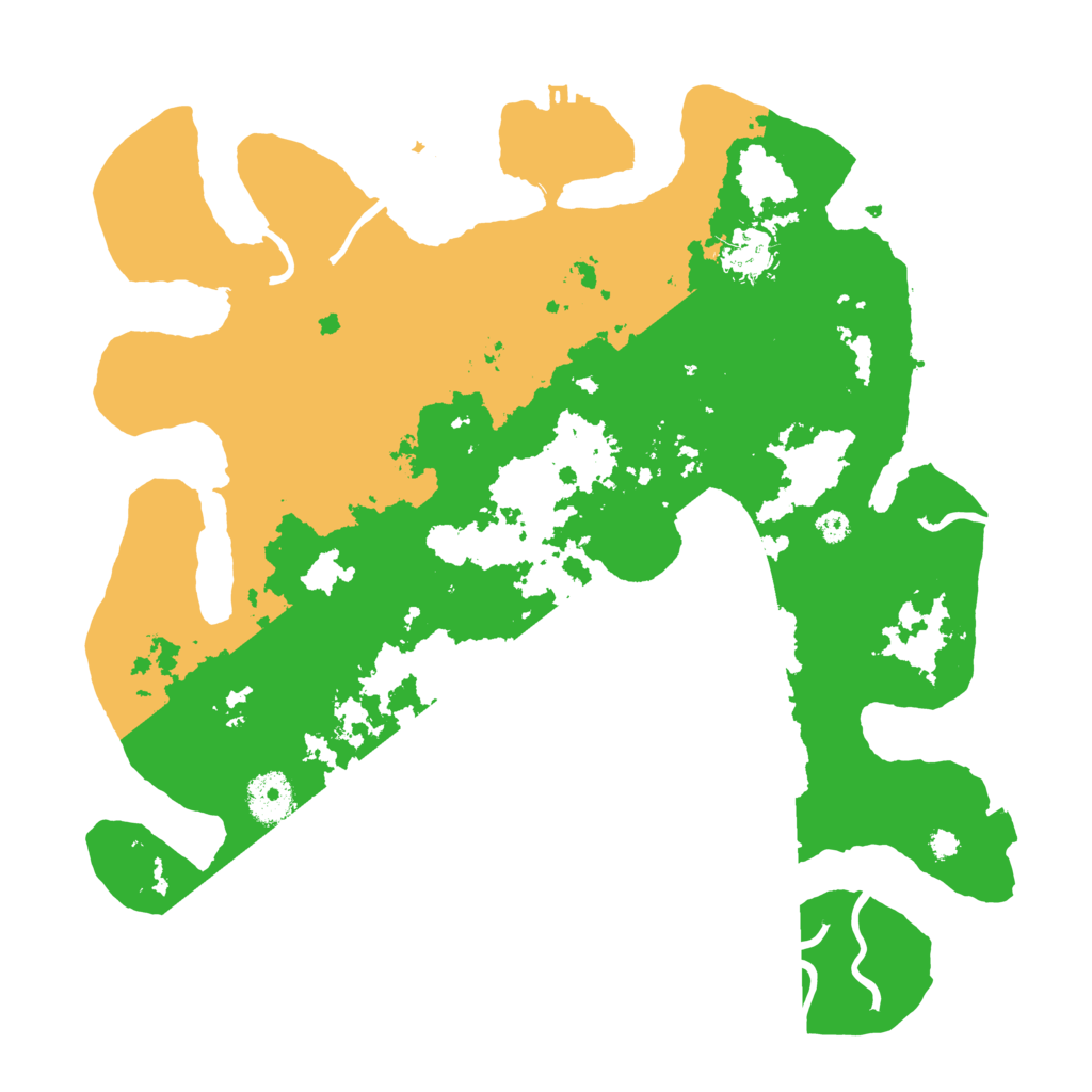 Biome Rust Map: Procedural Map, Size: 3500, Seed: 1012266456