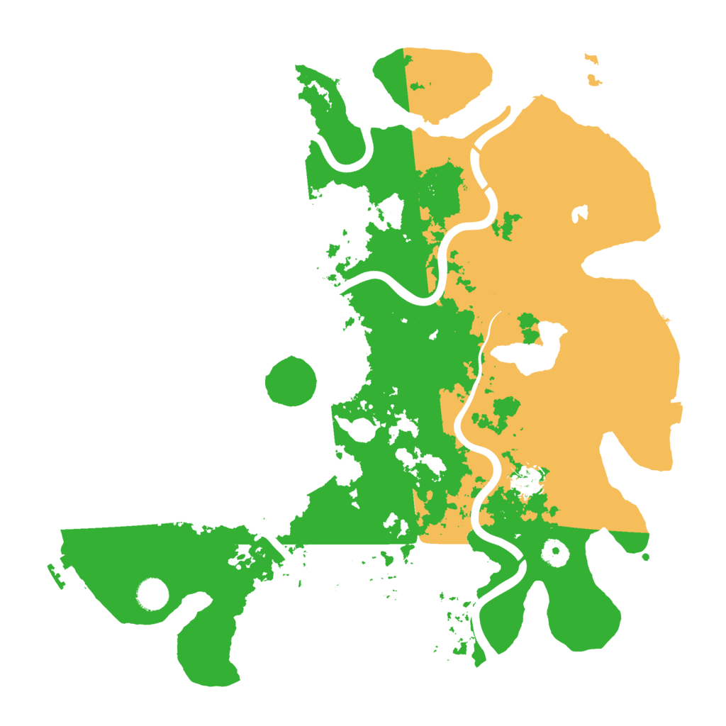 Biome Rust Map: Procedural Map, Size: 4000, Seed: 548064732