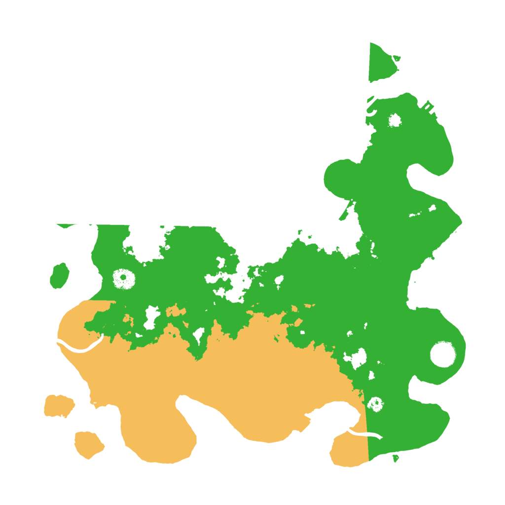 Biome Rust Map: Procedural Map, Size: 3500, Seed: 6559414