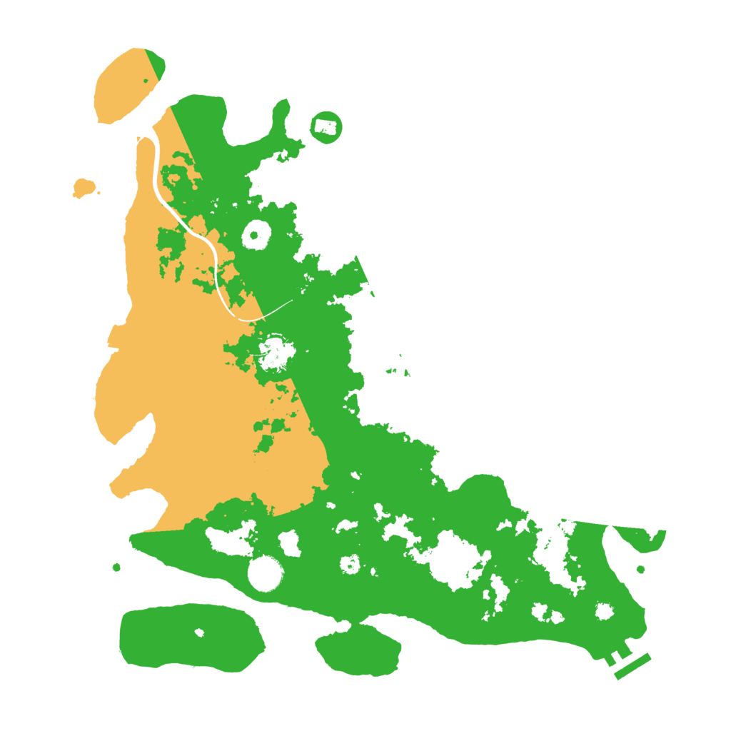 Biome Rust Map: Procedural Map, Size: 3700, Seed: 987821610