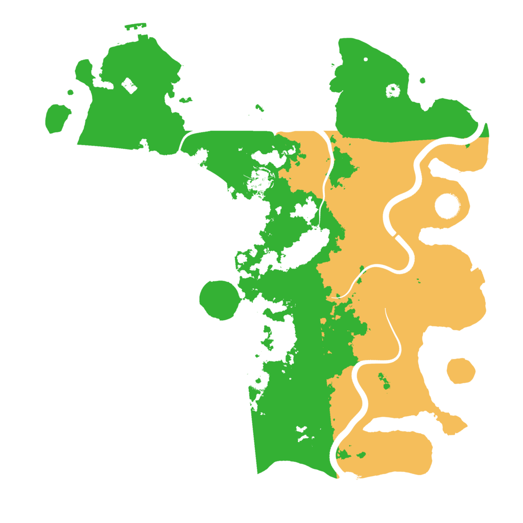 Biome Rust Map: Procedural Map, Size: 3700, Seed: 685183606