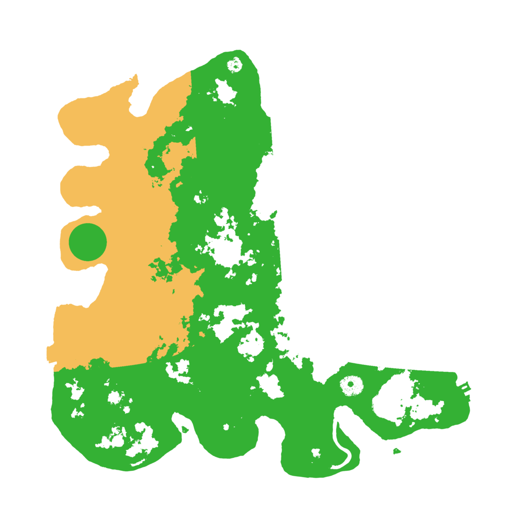 Biome Rust Map: Procedural Map, Size: 3550, Seed: 86397357