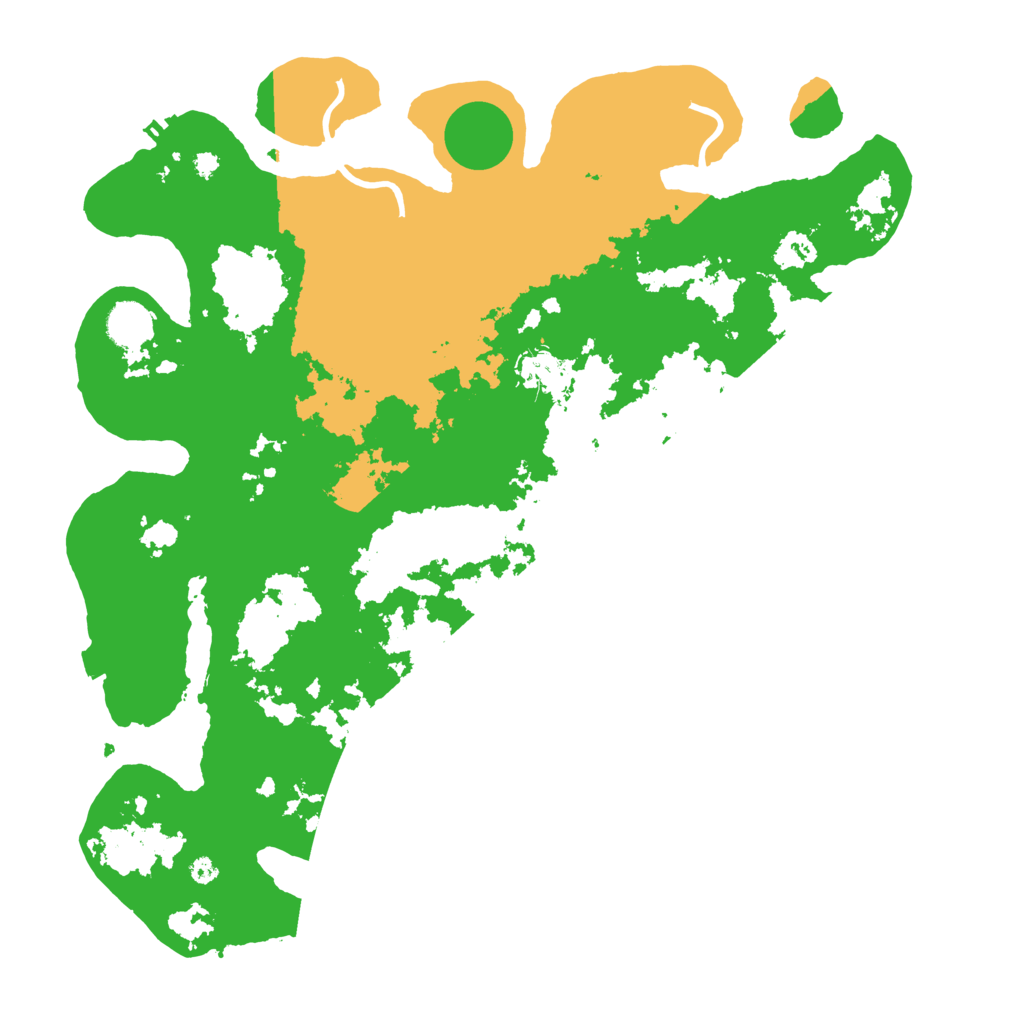 Biome Rust Map: Procedural Map, Size: 3950, Seed: 57456097