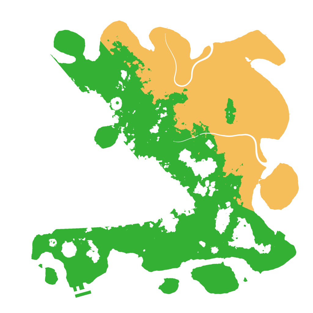 Biome Rust Map: Procedural Map, Size: 3900, Seed: 29369117