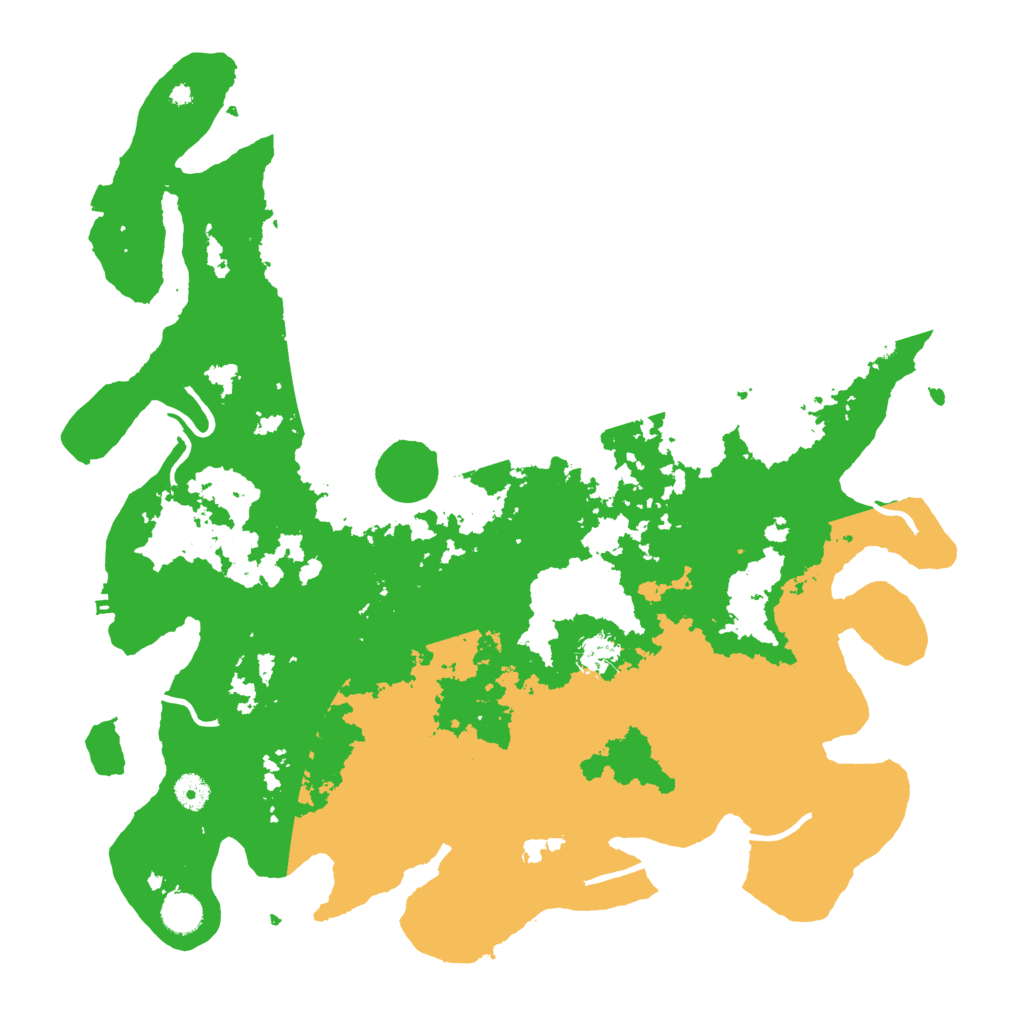 Biome Rust Map: Procedural Map, Size: 4400, Seed: 96878013