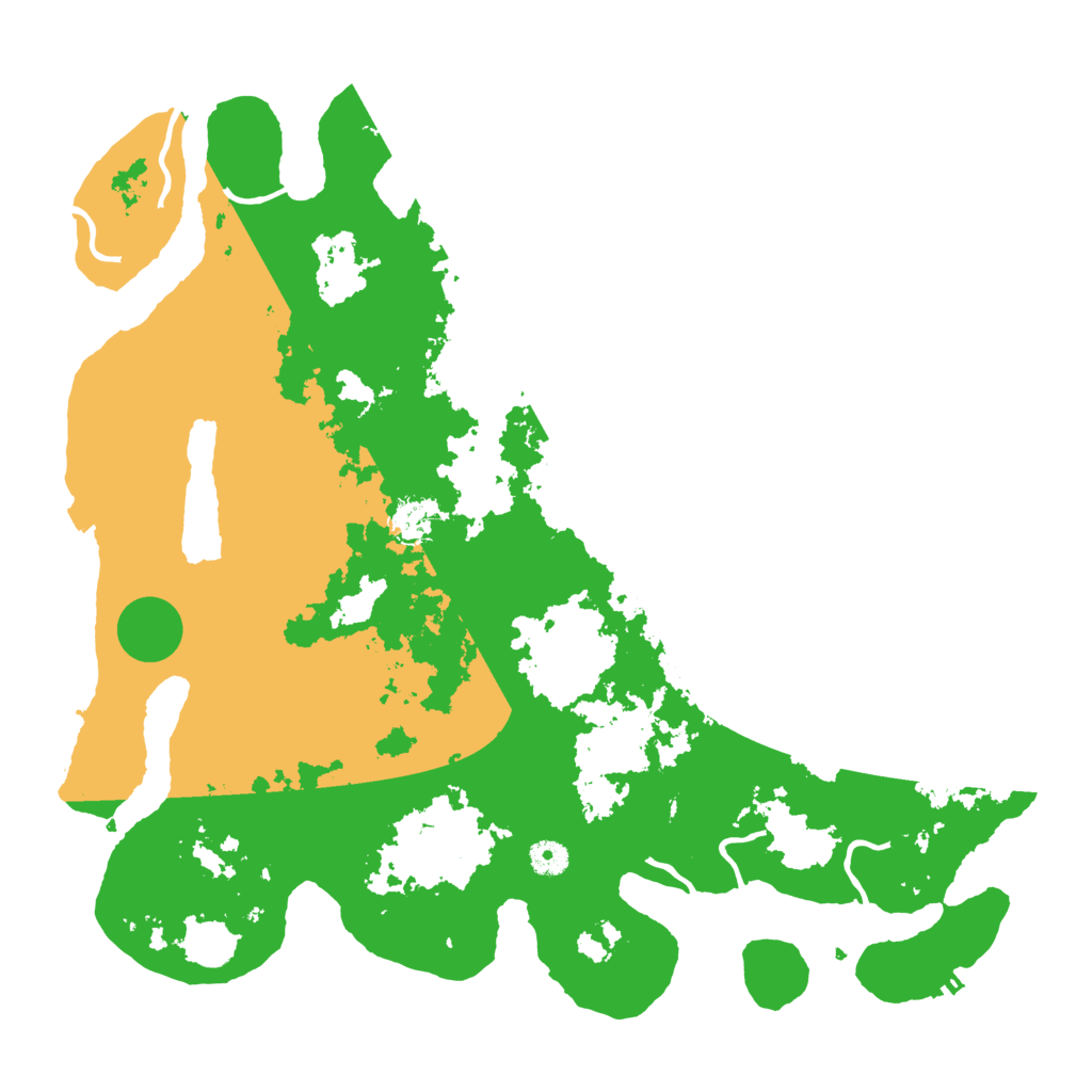 Biome Rust Map: Procedural Map, Size: 4400, Seed: 78716748