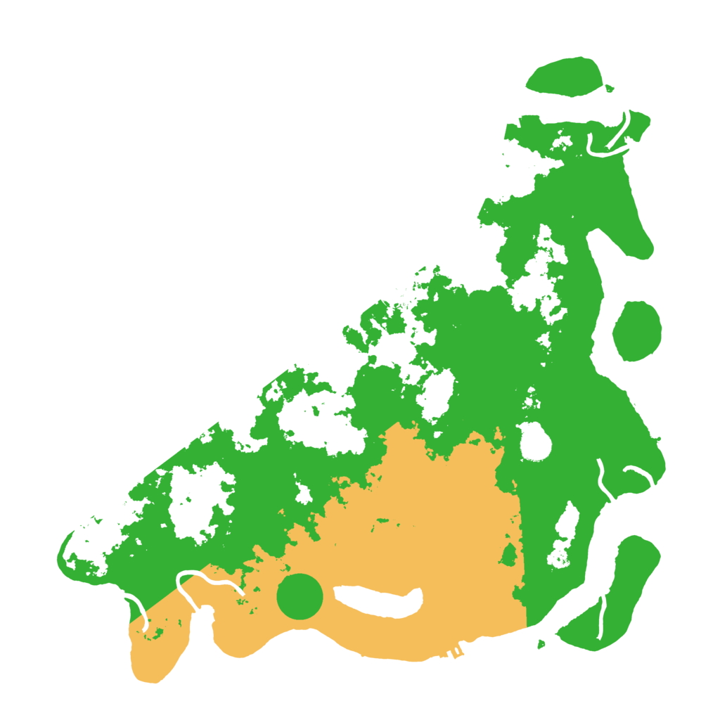 Biome Rust Map: Procedural Map, Size: 4100, Seed: 21672607