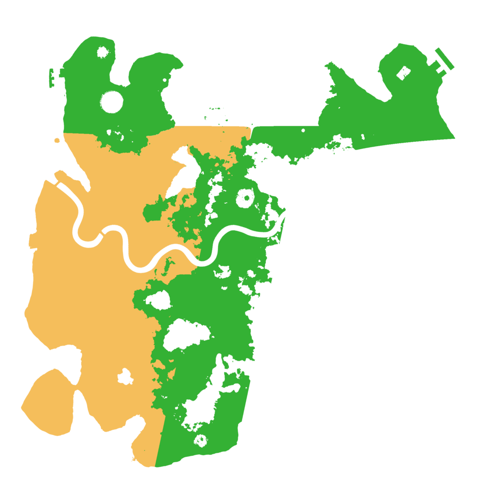 Biome Rust Map: Procedural Map, Size: 4000, Seed: 18421442