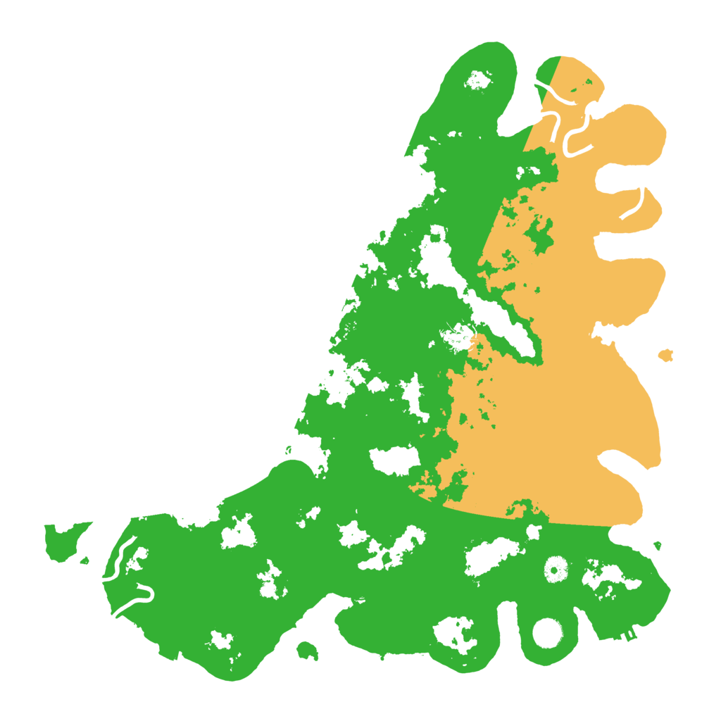 Biome Rust Map: Procedural Map, Size: 4250, Seed: 88946075