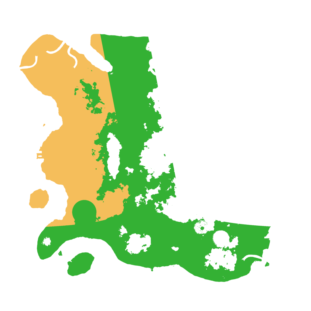 Biome Rust Map: Procedural Map, Size: 3400, Seed: 24053643