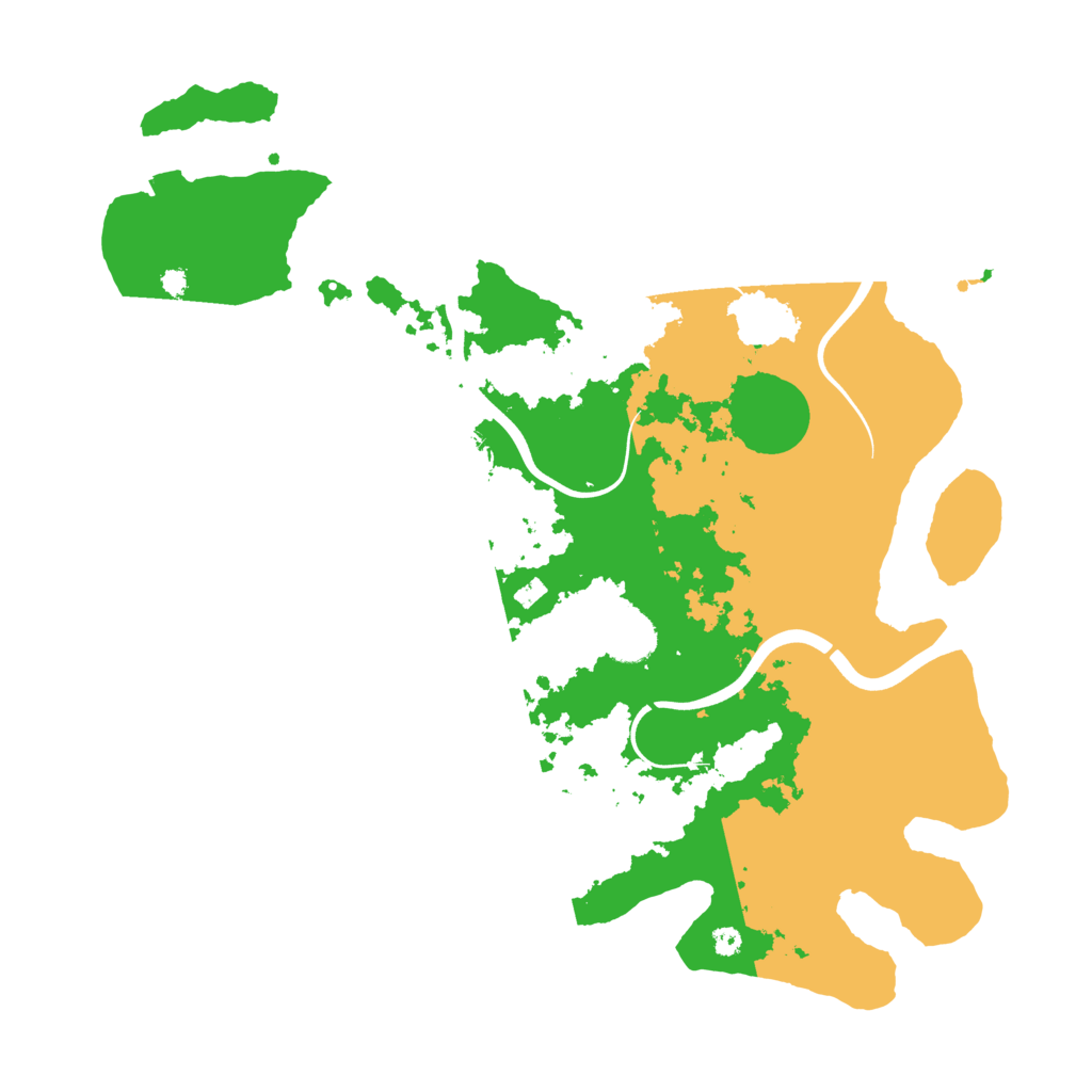 Biome Rust Map: Procedural Map, Size: 3800, Seed: 94951174
