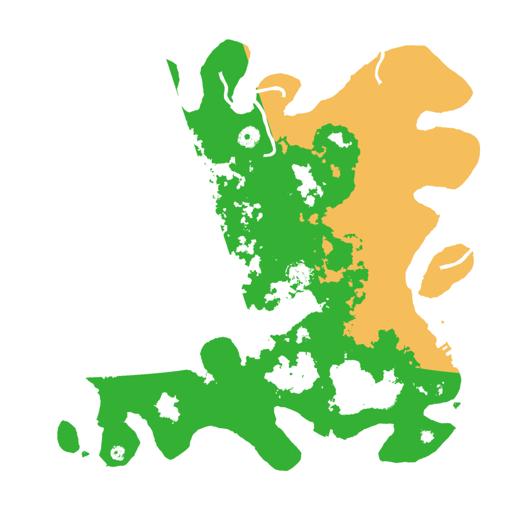 Biome Rust Map: Procedural Map, Size: 3650, Seed: 52455133