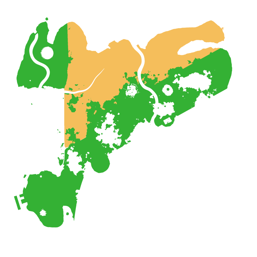 Biome Rust Map: Procedural Map, Size: 3650, Seed: 21727799