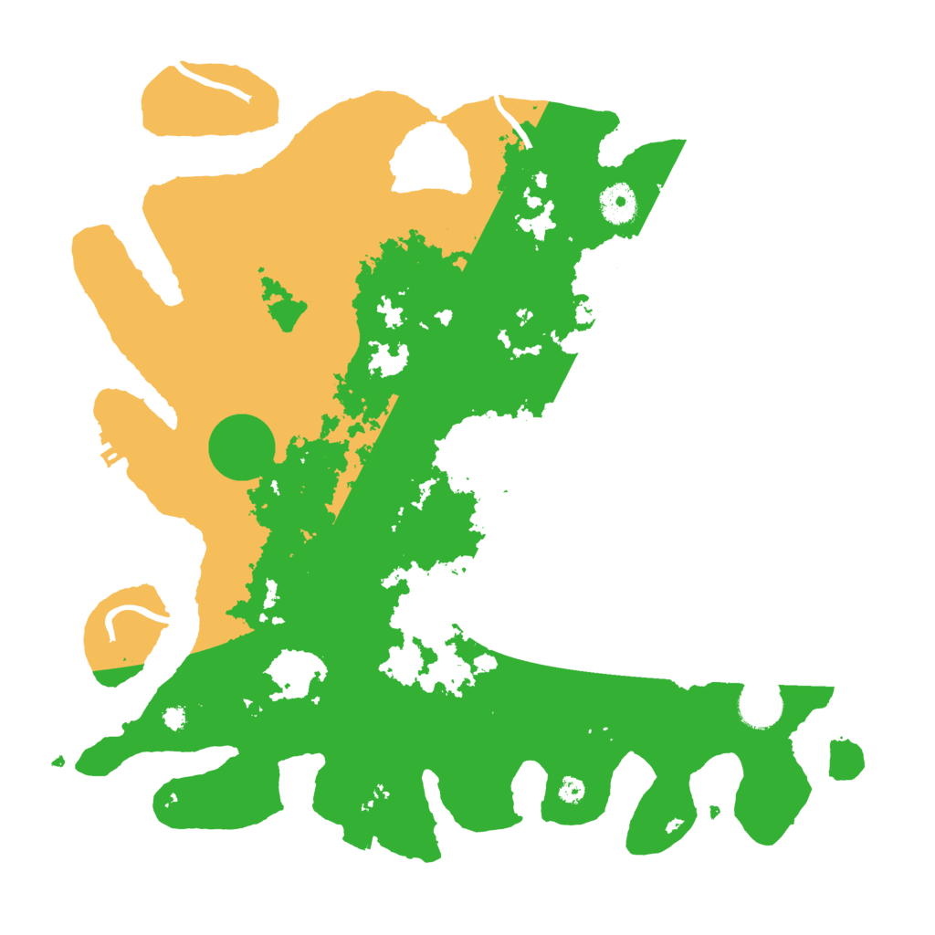 Biome Rust Map: Procedural Map, Size: 3700, Seed: 2029191444