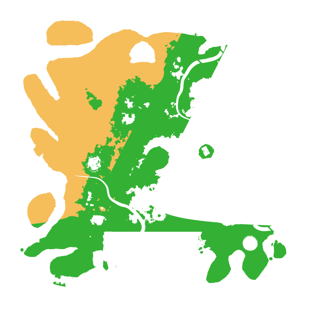 Biome Rust Map: Procedural Map, Size: 3700, Seed: 2029191444