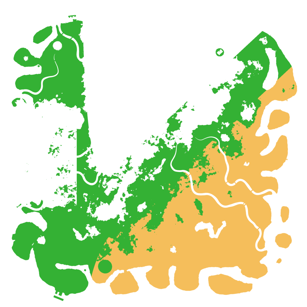 Biome Rust Map: Procedural Map, Size: 6000, Seed: 388270629