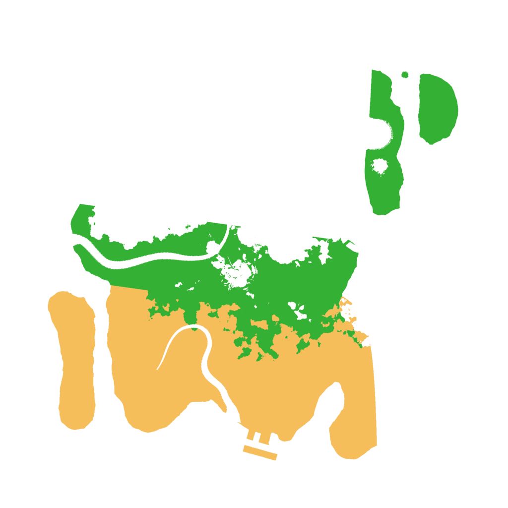 Biome Rust Map: Procedural Map, Size: 3000, Seed: 185857636