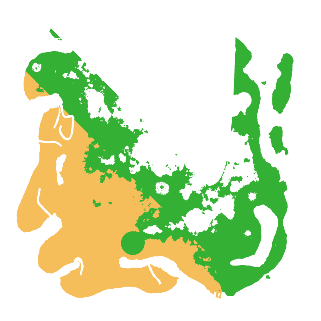 Biome Rust Map: Procedural Map, Size: 3600, Seed: 28839435