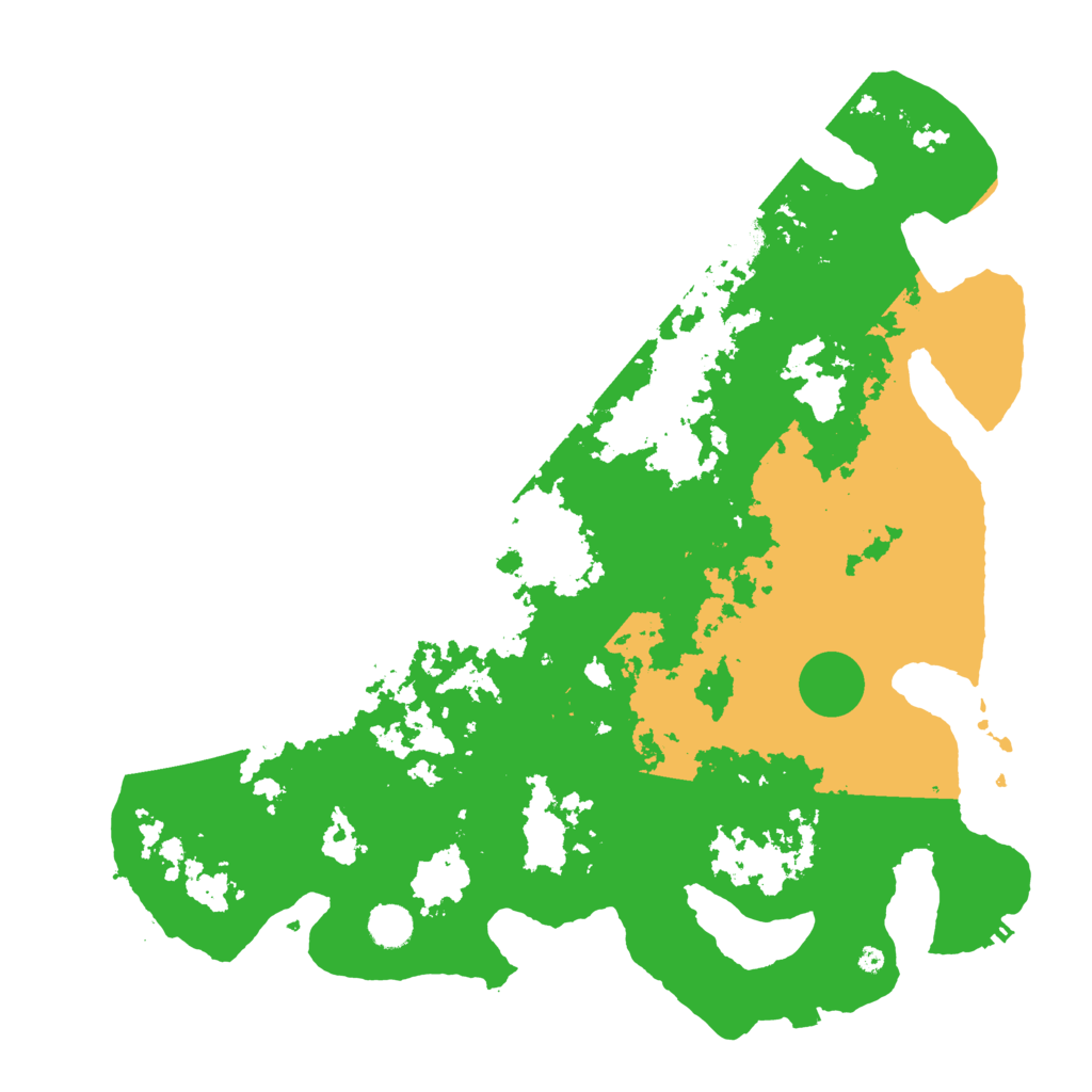 Biome Rust Map: Procedural Map, Size: 4400, Seed: 45684923